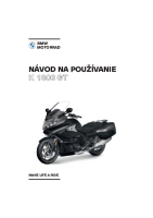 BMW K 1600GT - Navod na pouzivanie SK 2022-2